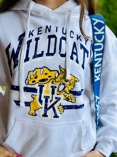 KY Cats Hoodie in White