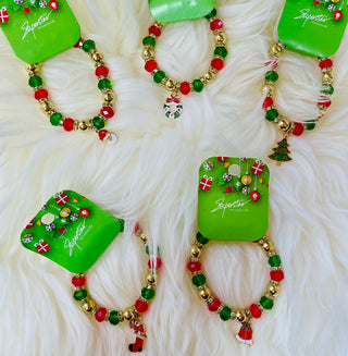 Sophia's Corner Christmas Charm Stretch Bracelets