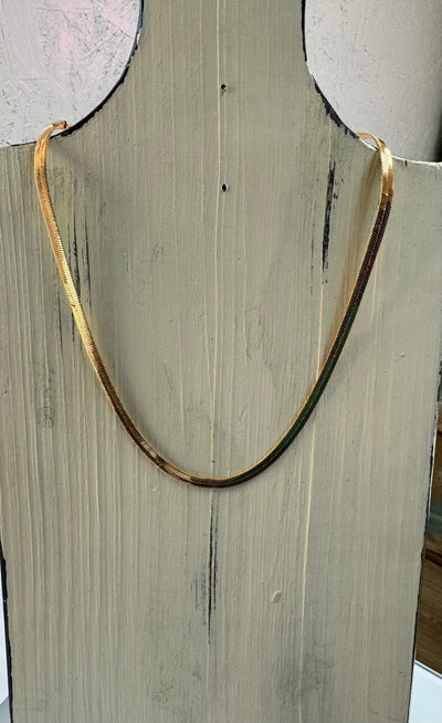 14k Gold Filled Herringbone Necklace (2 Sizes)