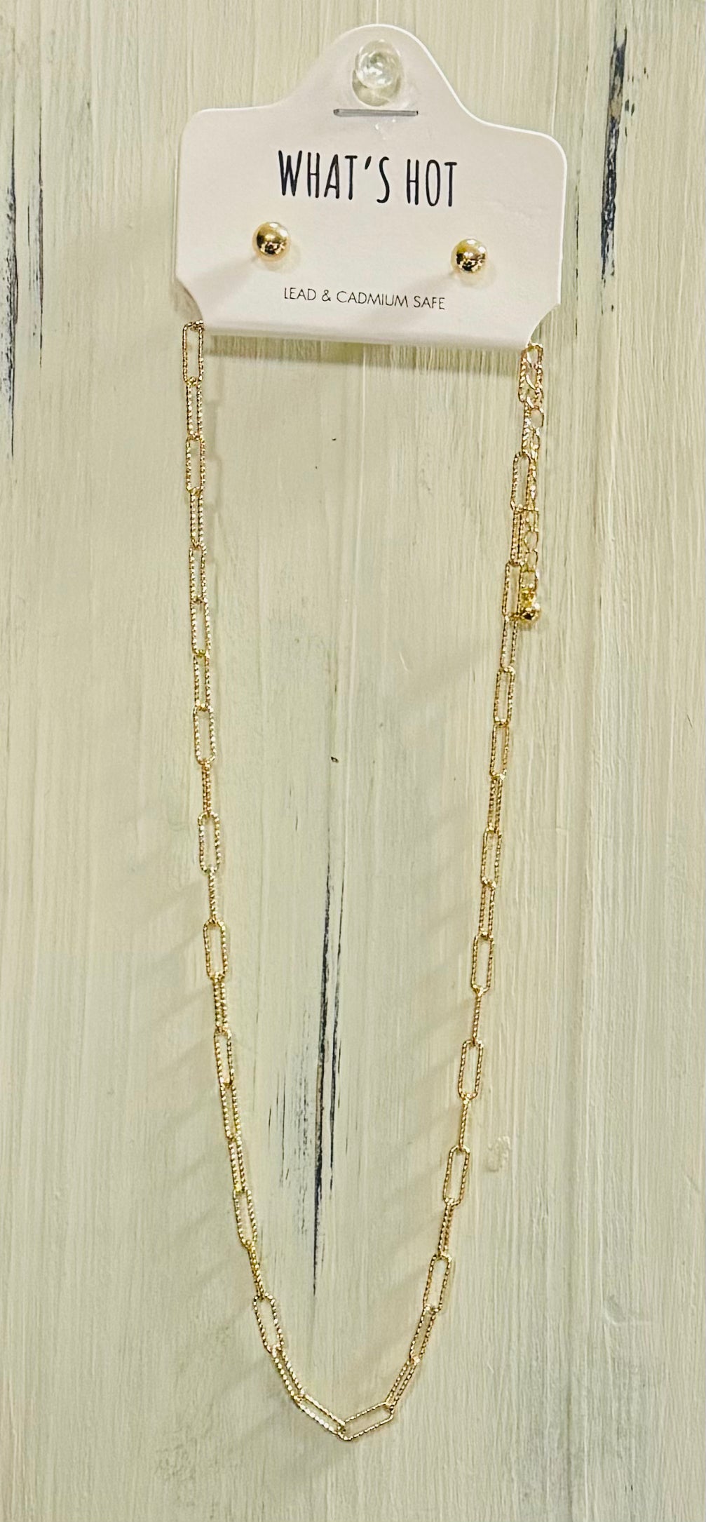 Gold Thin Chain  Necklace