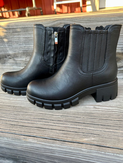 Corkys "As If" Boot in Black Final Sale