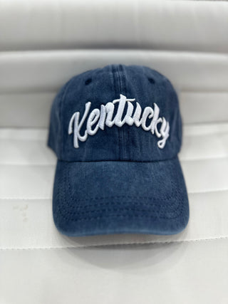 Vintage Navy "Kentucky" Embroidered Cap