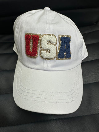 Glitter USA Hat