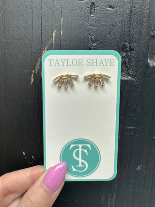 Taylor Shaye "Hannah" Studs in Clear