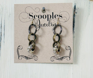 Scooples Crown Drop Earring