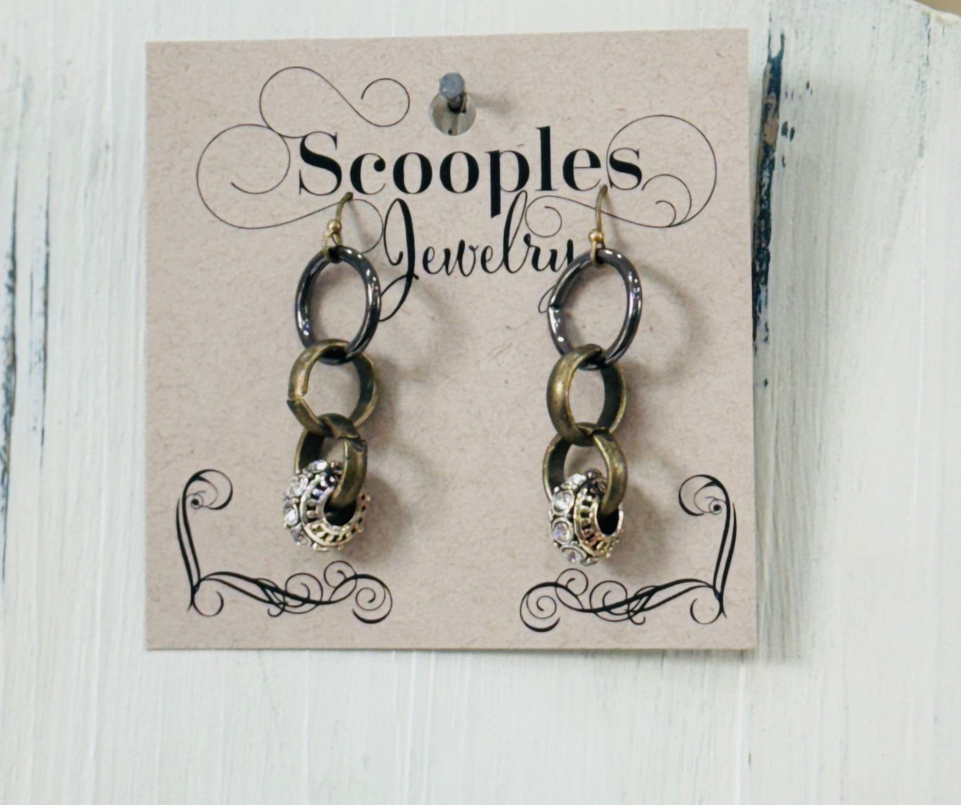 Scooples Crown Drop Earring