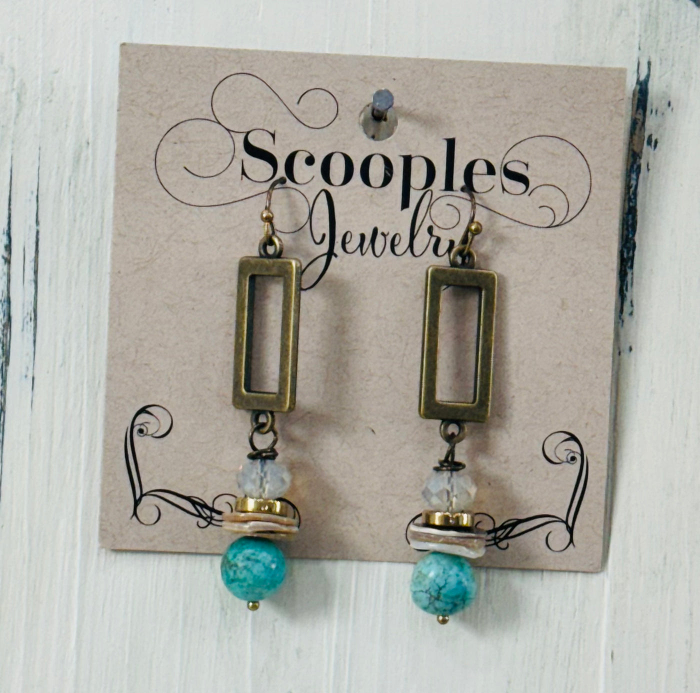 Scooples Turquoise Breeze Earring