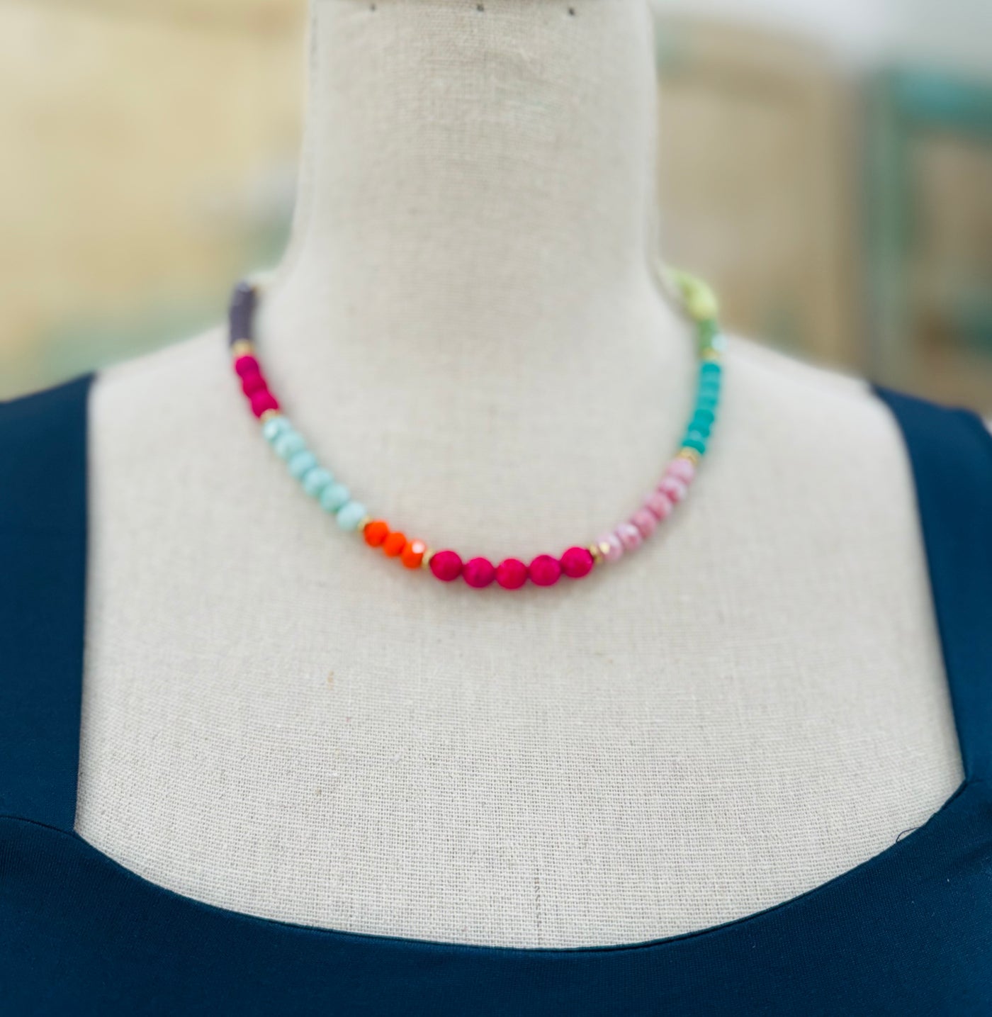 Bright Crystal Sorbet Necklace