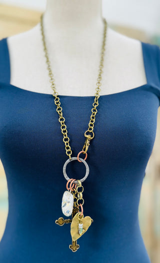 Scooples Cross My Heart Necklace