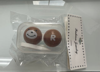 Sophia's Corner Animal Character Face Contact Lens Cases