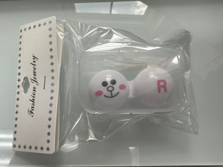 Sophia's Corner Animal Character Face Contact Lens Cases