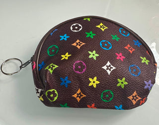Sophia's Corner Star Flower Patterned Coin Purse / Keychain