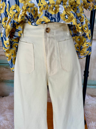 Honey Ankle Cropped Denim Pants Final Sale