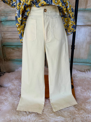 Honey Ankle Cropped Denim Pants Final Sale