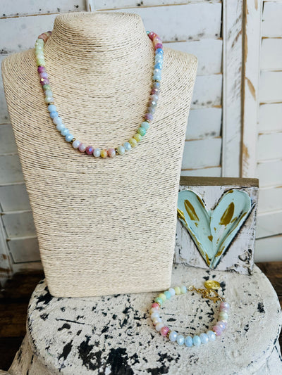 Scooples Rainbow Crystal Sorbet Necklace