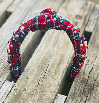 Tartan Plaid Knot Headband