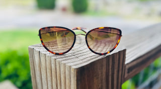 LUNA in Tortoise/Gold Mirror by Freyrs Eyewear