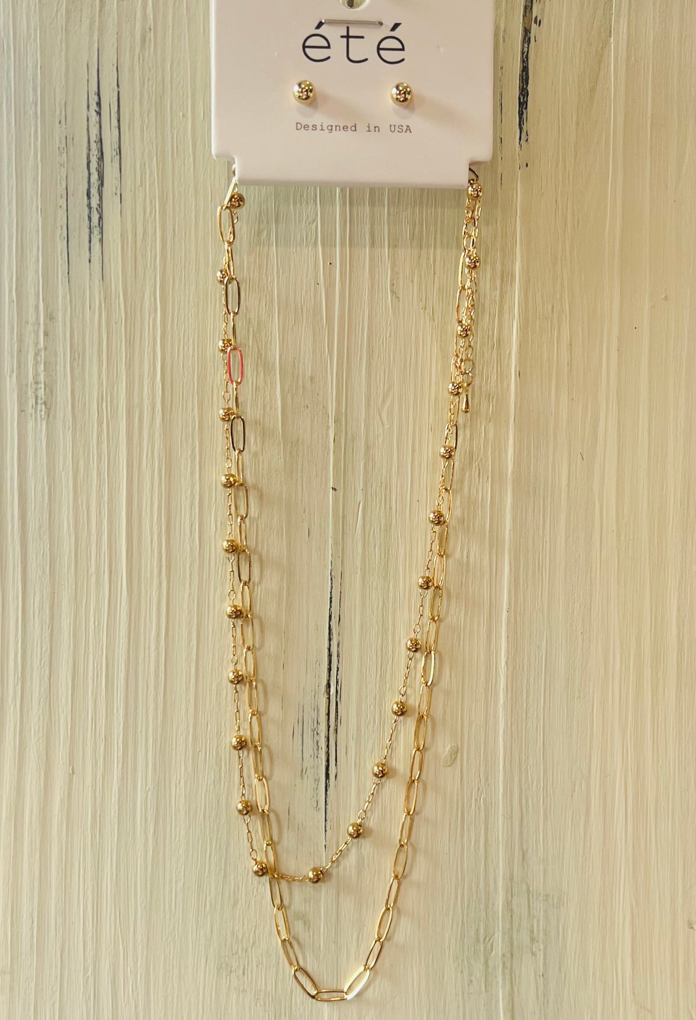 Layered Chain Necklace (2 colors)