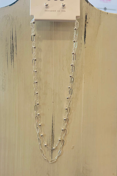 Layered Chain Necklace (2 colors)