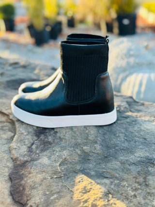 Corkys "Sweater Weather" Boots in Black Final Sale