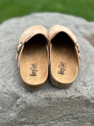 Corkys "One for the Books" in Camel Faux Suede Final Sale