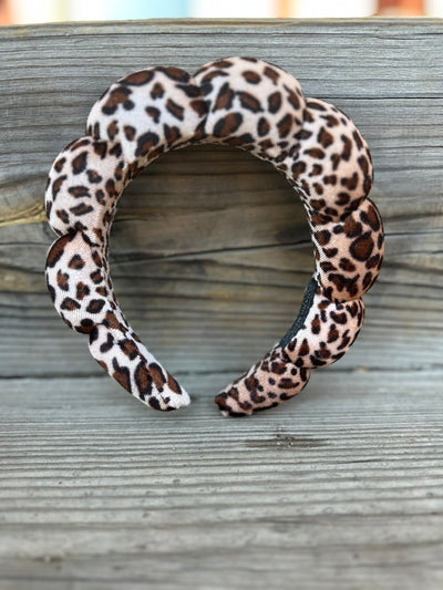 Sophia's Corner Leopard Large Spa Headbands (3 Colors)