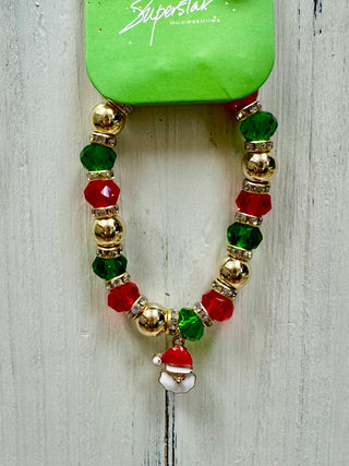 Sophia's Corner Christmas Charm Stretch Bracelets
