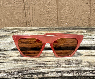 DIFF EYEWEAR AVRIL - GUAVA + BROWN