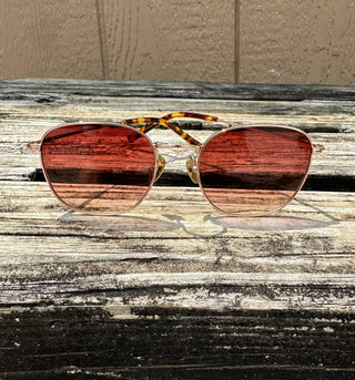 DIFF EYEWEAR AXEL ROSE GOLD + DUSK GRADIENT