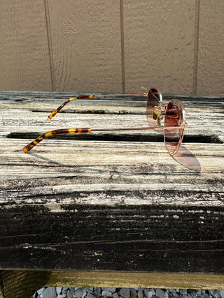 DIFF EYEWEAR AXEL ROSE GOLD + DUSK GRADIENT