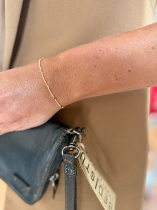 Heart Satellite Chain Bracelet