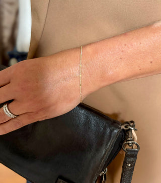 Sunburst Satellite Chain Bracelet