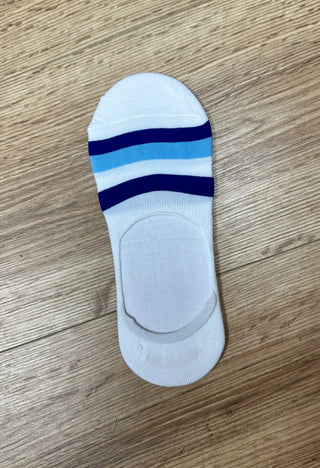 Sophia's Corner Striped No Show Socks