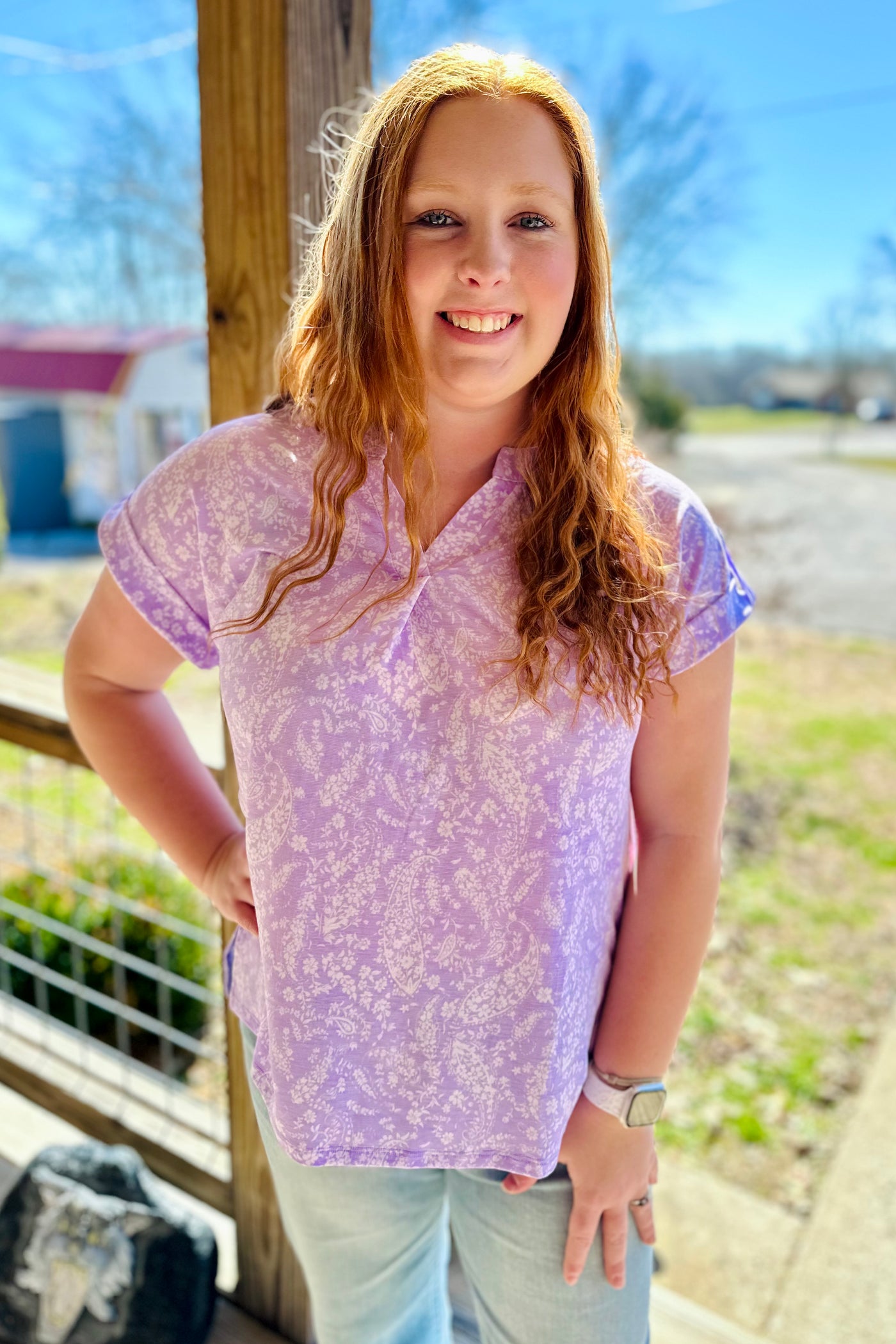 Lavender Lizzy Top