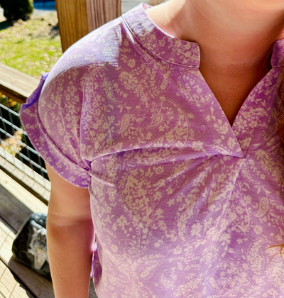 Lavender Lizzy Top