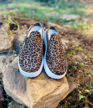 Tan Leopard Brisas Slip-On Sneaker by Very G FINAL SALE