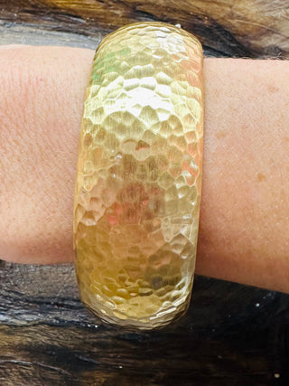 Hammered Bangle Cuff