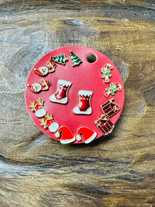 Set of 7 Christmas Stud Earrings