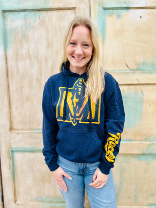 Faux Chrocheted Murray Hoodie with Sleeve