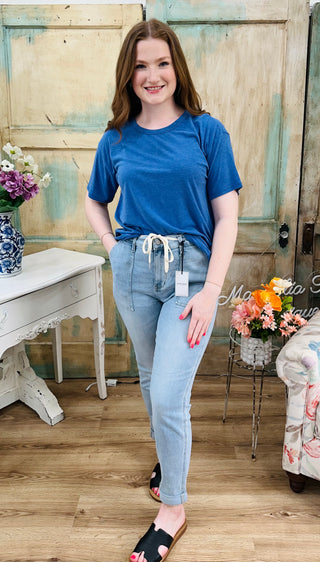 Royal Blue Casual Dolman Sleeve Top Final Sale