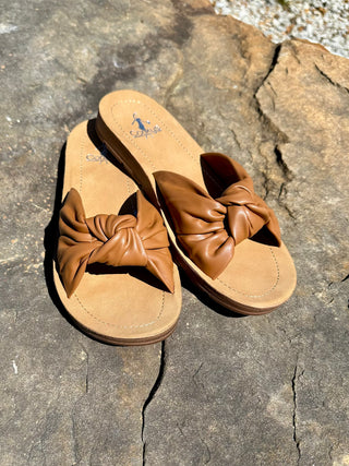 Corkys "Sea La Vie" Sandal in Cognac Final Sale