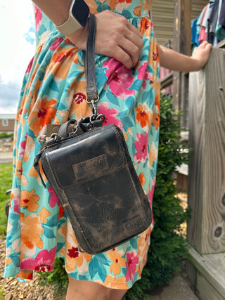 Bed Stu "Alelike" Crossbody in Black Lux