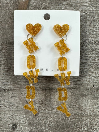 "Howdy" Drop Earrings (2 Colors)