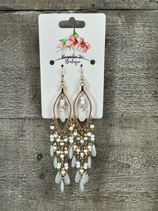 Bohemian Long Beaded Tassel Earrings