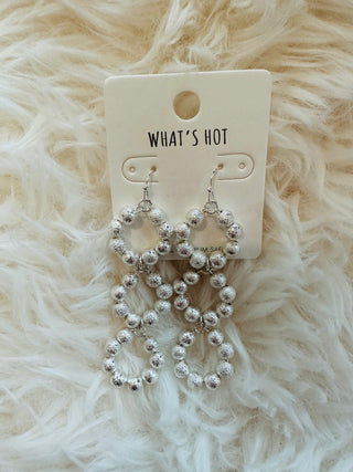 Beaded Triple Drop Earrings (2 Colors)