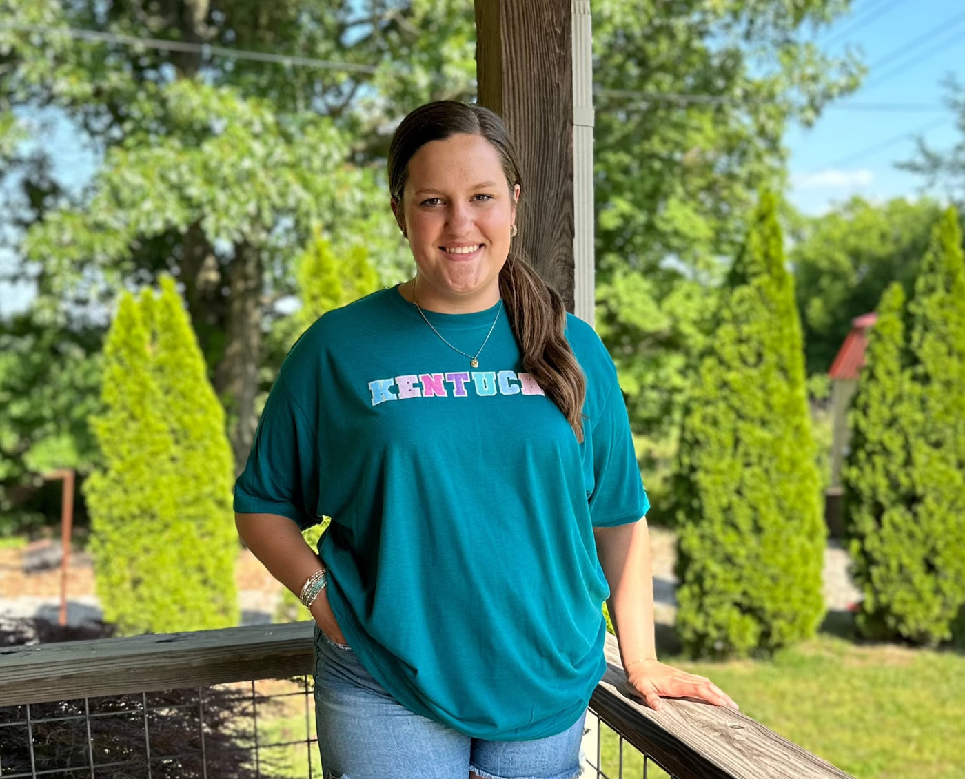 KENTUCKY on Teal Tee FInal Sale