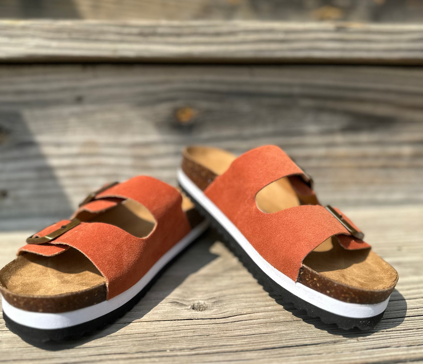 Corkys "Beach Babe" in Rust Suede Final Sale