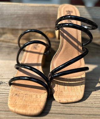 Corky's "Dreamy" in Black Patent Final Sale