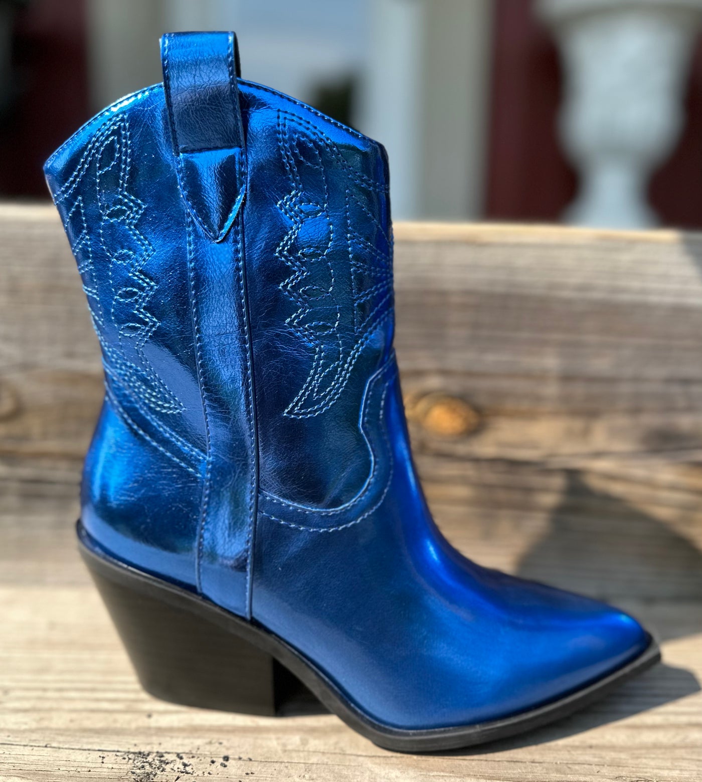 Boots discount bleu electrique