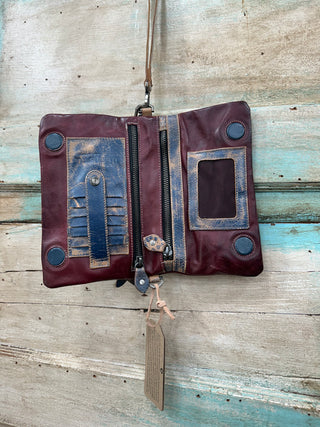 Bed Stu "Cadence" Crossbody/Wristlet in Americana Rustic